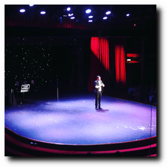 Magician Sydney - Liam Power Sydney Magician performing a stage show on a cruise ship